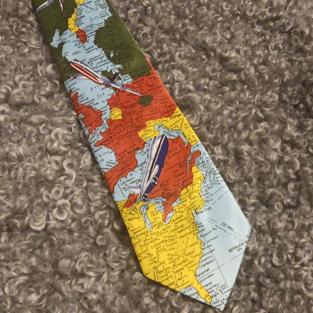 World Traveler Tie by Three Rooker
